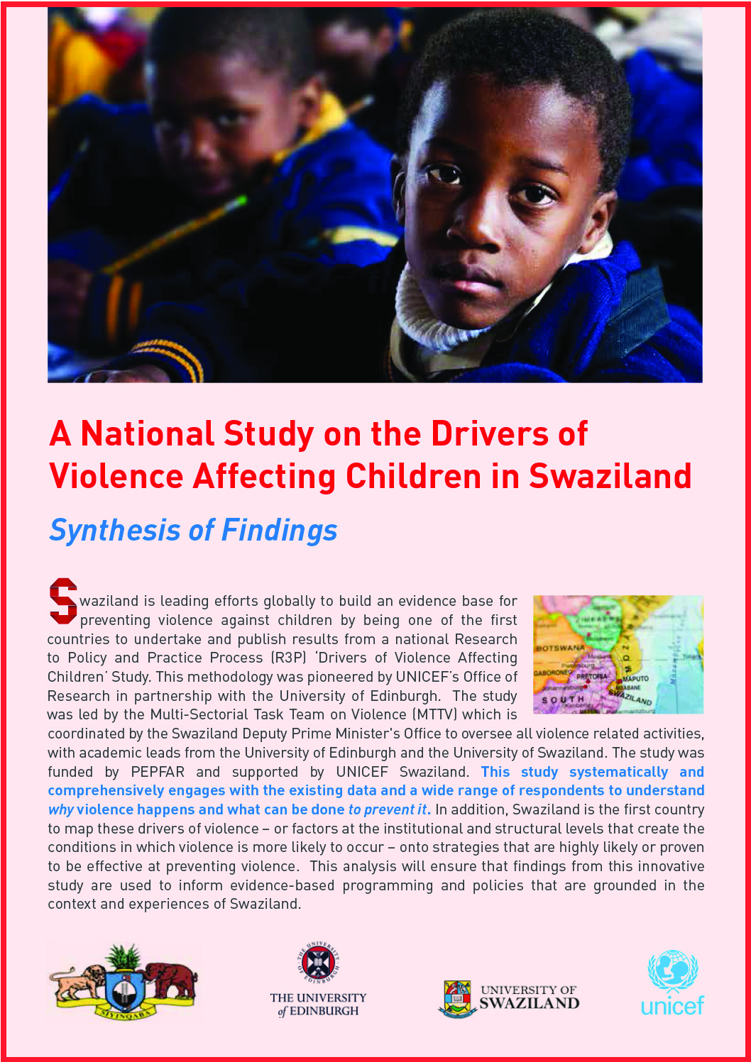National Study on the Drivers of Violence Affecting Children